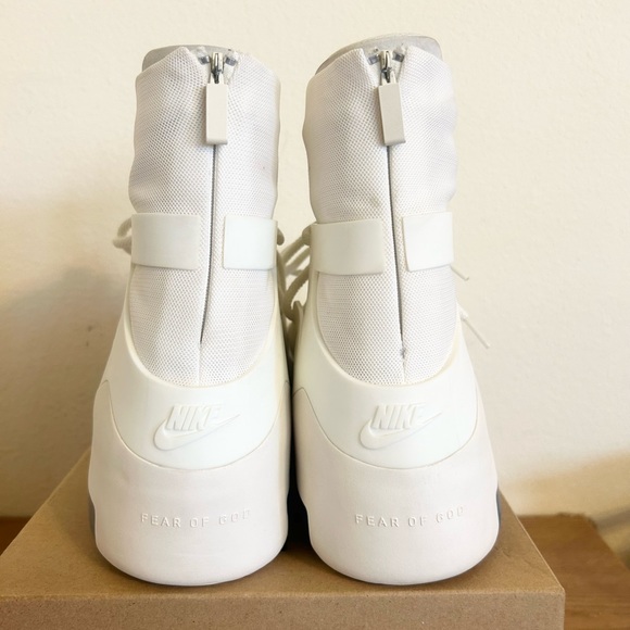 SOLD ❌ Nike Air Fear of God 1 Sail size 14 AR4237-100 2019 PRE-OWNED - Picture 5 of 10